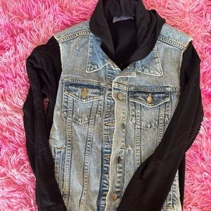 Hooded Jean jacket